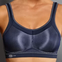 Fashion Lingerie Store 35 Fashion Lingerie Store -Fashion Lingerie Store Anita Active Momentum Maximum Support Blue Iris Sports Bra 5529