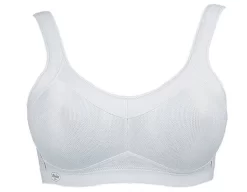 Anita Active Momentum Sports Bra (White) -Fashion Lingerie Store Anita Active Momentum Sports Bra White Flat EnVie Lingerie