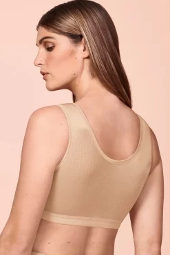 Anita Care London Lymph Relief Front Closure Bra (Sand) 5 Anita Care London Lymph Relief Front Closure Bra (Sand) -Fashion Lingerie Store Anita Care Lymph Relief Bandage Bra back1100