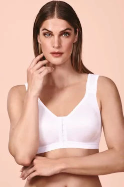 Anita Care London Lymph Relief Front Closure Bra (White)