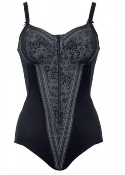 Anita Fiore Comfort Corselette With Zip 8 Anita Fiore Comfort Corselette With Zip -Fashion Lingerie Store AnitaBlackcorselettewithzipFiore