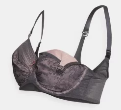 Anita Fleur Lace Underwired Nursing Bra (Anthracite)