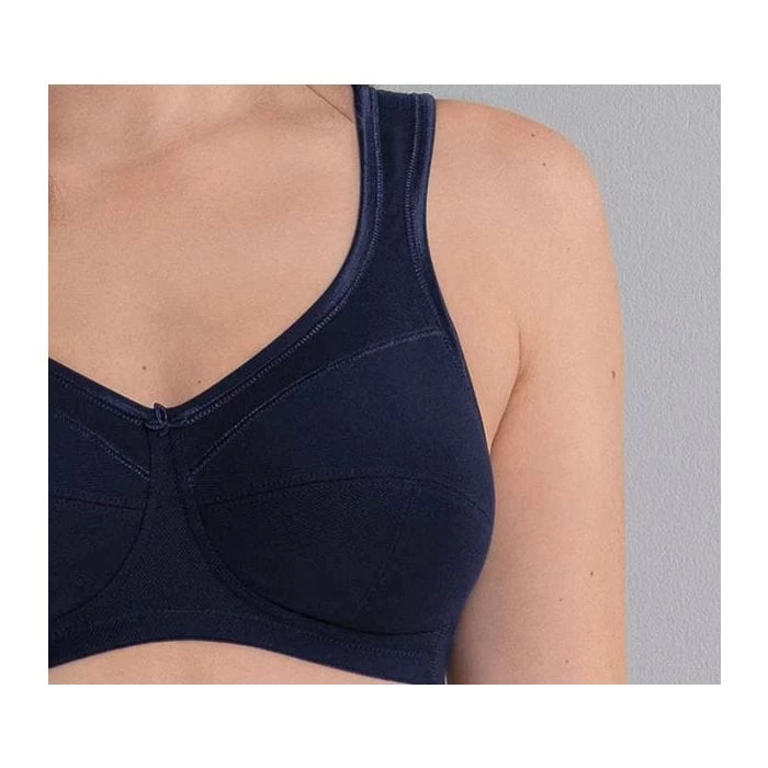 Anita Comfort Jana Support Bra Non Wired (Maritime Blue) 3 Anita Comfort Jana Support Bra Non Wired (Maritime Blue) - Image 3