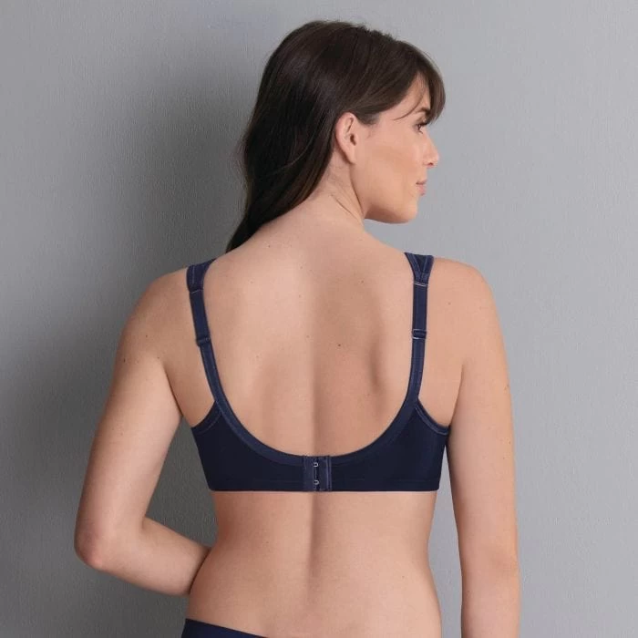Anita Comfort Jana Support Bra Non Wired (Maritime Blue) 2 Anita Comfort Jana Support Bra Non Wired (Maritime Blue) - Image 2