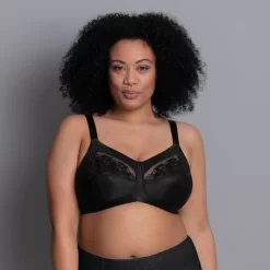Anita Comfort Safina Non Wire Bra (Black) With Thin Straps