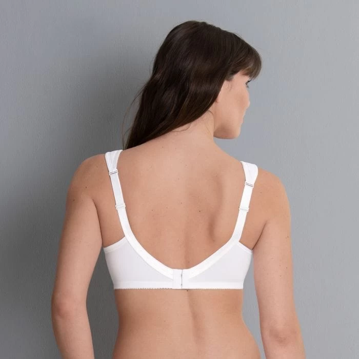 Anita Comfort Safina Non Wired Bra With Comfort Straps (White) 2 Anita Comfort Safina Non Wired Bra With Comfort Straps (White) - Image 2