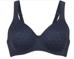 Anita Rosa Faia Twin Art Underwired Bra 10 Anita Rosa Faia Twin Art Underwired Bra -Fashion Lingerie Store AnitaTwinArtUnderwiredBraShadowBluefront