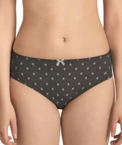 Anita Versailles High Waist Brief 8 Anita Versailles High Waist Brief -Fashion Lingerie Store AnitaVeraillesHighCutBrief1589blackfront