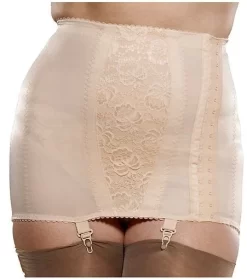 Berdita Open Hook Side Girdle Beige
