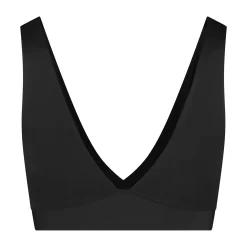 Bye Bra Bra Top Deep Plunge -Fashion Lingerie Store Bra Top Deep Plunge Black Back