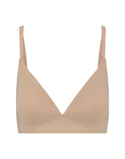 Bye Bra Wire Free Bra -Fashion Lingerie Store Bra Top Wire Free Beige Product Front