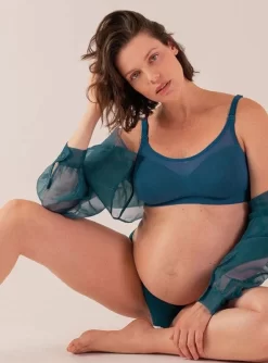 Bravado Body Silk Seamless Sheer Nursing Bra -Fashion Lingerie Store Bravado Body Silk Seamless Sheer Nursing Bra Midnight blue with pants