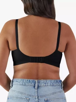 Bravado Plunge Nursing Bra 13 Bravado Plunge Nursing Bra -Fashion Lingerie Store Bravado Plunge Nursing Bra Black Back EnVie Lingerie