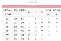 Bravado Body Silk Seamless Sheer Nursing Bra -Fashion Lingerie Store Bravado Sculpt Bra Size Chart
