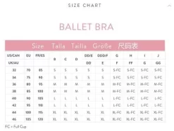Bravado Nursing & Maternity Ballet Bra -Fashion Lingerie Store BravadoBalletSizeChart 6d896266 ea21 46d2 a91a e2325cf99b86