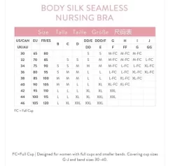 Bravado Body Silk Seamless Nursing Bra - Nudes -Fashion Lingerie Store BravadoSizeChartfor1401