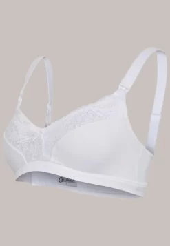 Carriwell Lace Drop Cup Bra -Fashion Lingerie Store CARRIWELL2005 lace nursing bra wht slr