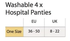 Carriwell Hospital Panties (Pack Of 4) 17 Carriwell Hospital Panties (Pack Of 4) -Fashion Lingerie Store Carriwell Size Chart for Hospital Panties White EnVie Lingerie
