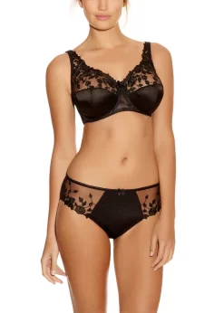 Fantasie Belle Underwired Full Cup Bra (D-G Cup) 19 Fantasie Belle Underwired Full Cup Bra (D-G Cup) -Fashion Lingerie Store FL6000 BLK alt1 Fantasie Lingerie Belle Black Underwired Full Cup Bra