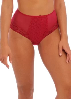 Fantasie Ana High Waist Brief -Fashion Lingerie Store Fantasie Lingerie Ana Red High Waist Brief