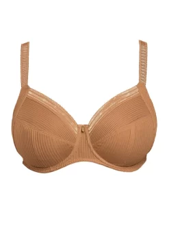 Fantasie Fusion Underwired Full Cup Side Support Bra (Cinnamon) -Fashion Lingerie Store Fantasie Lingerie Fusion Cinnamon Full Cup Side Support Bra flat