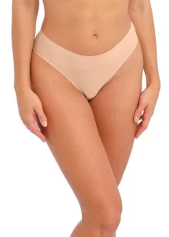 Fantasie Smoothease Invisible Stretch Thong 18 Fantasie Smoothease Invisible Stretch Thong -Fashion Lingerie Store Fantasie Lingerie Smoothease Natural Beige Invisible Stretch Thong front