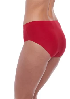 Fantasie Smoothease Invisible Stretch Brief 17 Fantasie Smoothease Invisible Stretch Brief -Fashion Lingerie Store Fantasie Smoothease Red Invisible Stretch Brief Side