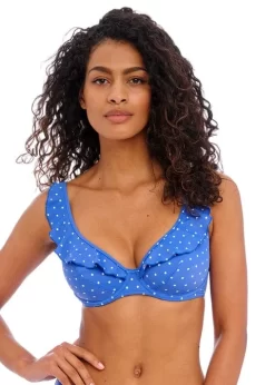 Freya Jewel Cove Bikini Top Azure
