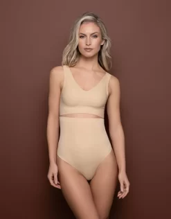 Bye Bra Invisible High Waist Thong -Fashion Lingerie Store Invisible High Waist Thong Beige 1 1593x2037 04e079e3 d2b0 4ee6 850d 17b3e92cacd8
