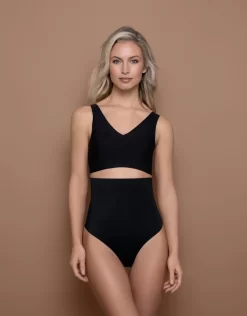 Bye Bra Invisible High Waist Thong -Fashion Lingerie Store Invisible High Waist Thong Black 1 1593x2037 454a60c8 fe6d 4f78 b69c cd4e6873d181