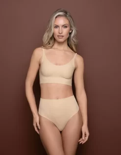 Bye Bra Invisible Mid Waist Thong -Fashion Lingerie Store Invisible Mid Waist Thong Beige 1 1593x2037 b32be1a8 30ae 4465 b1a9 f4c1e2b026b8