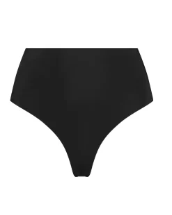 Bye Bra Invisible Mid Waist Thong -Fashion Lingerie Store Invisible Mid Waist Thong Black Front 1 1593x2000 94a94ccc 82df 4390 a38b 38787762271c