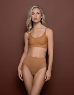 Bye Bra Invisible Mid Waist Thong -Fashion Lingerie Store Invisible Mid Waist Thong Light Brown 1 1593x2037 3557ae5d 8135 4093 b40d fa9be744b5d9