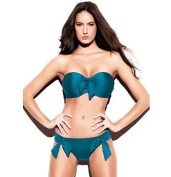 Panache Veronica Strapless Bandeau Bikini Top Lagoon