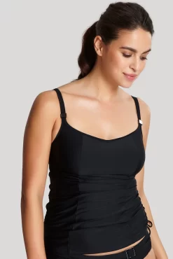 Panache Anya Balconnet Tankini Top -Fashion Lingerie Store PanacheAnyaBlackTankinicloseupSW0881