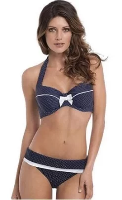 Panache Britt Folded Bikini Pant Navy