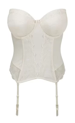 Panache Lingerie Evie Strapless Bridal Basque -Fashion Lingerie Store PanacheEvieBasque6117closeup scaled