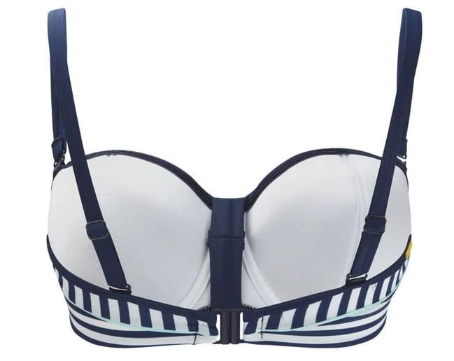 Cleo Lucille Bandeau Bikini Top Nautical 2 Cleo Lucille Bandeau Bikini Top Nautical - Image 2