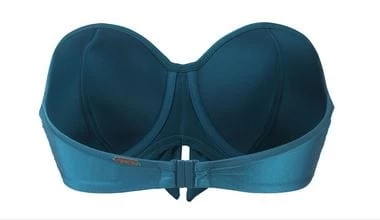 Panache Veronica Strapless Bandeau Bikini Top Lagoon 3 Panache Veronica Strapless Bandeau Bikini Top Lagoon - Image 3