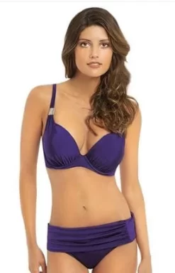 Panache Halle Underwired Plunge Bikini Topi Violet