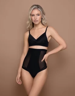 Bye Bra Powermesh High Waist Thong