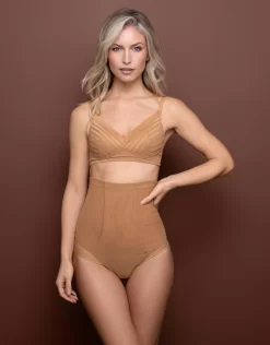 Bye Bra Powermesh High Waist Thong -Fashion Lingerie Store Powermesh High Waist Thong Light Brown 1 1593x2037 9af34291 12b3 4ec6 abdb cbfb1154d35d