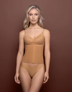 Bye Bra Powermesh Waist Trainer -Fashion Lingerie Store Powermesh Waist Trainer Light Brown 1 1593x2037 6b907d73 8456 4ed2 8329 dbafb9666d0b