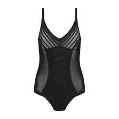 Bye Bra Powermesh Bodysuit -Fashion Lingerie Store Powermesh body suit Black Front f8e0f2d9 a52f 4982 aaa4 f1b3850c55e6
