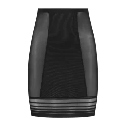 Bye Bra Powermesh High Waist Skirt 18 Bye Bra Powermesh High Waist Skirt -Fashion Lingerie Store Powermesh high waist skirt Black Front 5bd95c41 d180 42fb 82d3 7ed44fb3686c