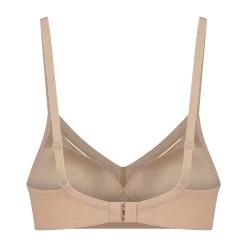 Bye Bra Bra Top Wire Free Lace 29 Bye Bra Bra Top Wire Free Lace -Fashion Lingerie Store Powermesh wire free bra Beige Back