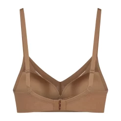 Bye Bra Bra Top Wire Free Lace 28 Bye Bra Bra Top Wire Free Lace -Fashion Lingerie Store Powermesh wire free bra Light Brown Back