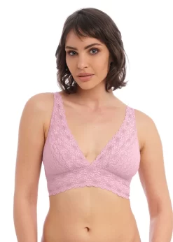 Wacoal Halo Soft Cup Bra -Fashion Lingerie Store Wacoal Halo Lace Fragrant Lilac Wire Free Soft Cup