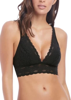 Wacoal Halo Soft Cup Bra -Fashion Lingerie Store Wacoal Lingerie Halo Lace Black Soft Cup Bra
