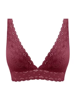 Wacoal Halo Soft Cup Bra -Fashion Lingerie Store Wacoal Lingerie Halo Lace Zinfandel Wire Free Soft Cup Bra Only